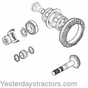 John Deere 5715 Bevel Gear and Pinion Kit 154548