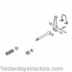 John Deere 5510 Clutch Levers Kit - Carraro 154552