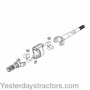 John Deere 5310 Drive Shaft - Carraro 154700