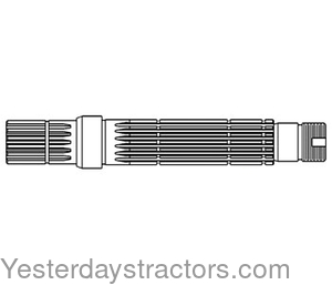 Oliver 1600 Transmission Input Shaft 155090A