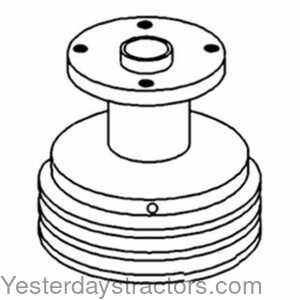 Oliver 1755 Water Pump Pulley 155290