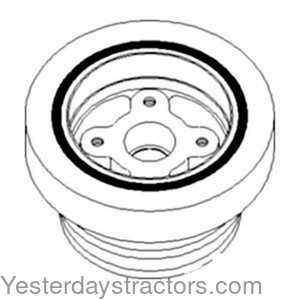 John Deere 3055 Dampener Pulley 157752