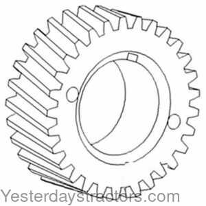 Farmall 806 Crankshaft Gear 158236