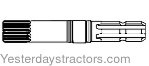 Minneapolis Moline G750 PTO Shaft 158287A