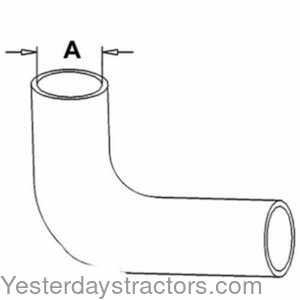 Farmall 276 Radiator Hose - Upper 159386