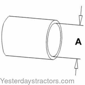 Massey Ferguson 2775 Radiator Hose - Water Pump Outlet 159582