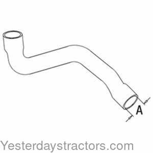 Ford 7600 Radiator Hose - Lower 159638