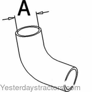 159666 Radiator Hose - Upper 159666