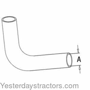 Ford 3930 Radiator Hose Without Spigot - Upper 159670