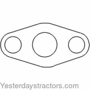 Ford 860 Oil Pump Inlet Tube Flange Cover Gasket 160105