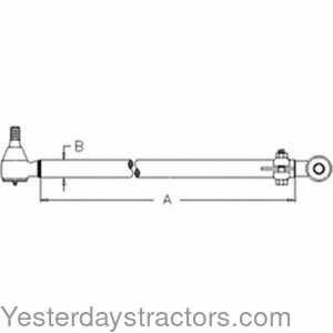 160195 Drag Link Tube With End 160195