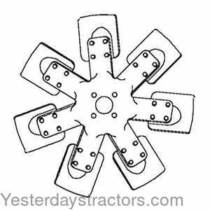 John Deere 5300 Cooling Fan - 7 Blade 163850