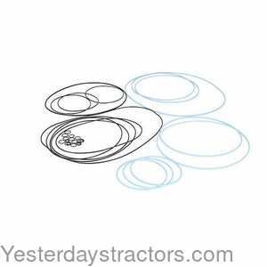 Case 1570 Clutch Repair Seal Kit 164459