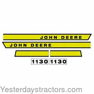 John Deere 1130 1130 Hood Decal 164853