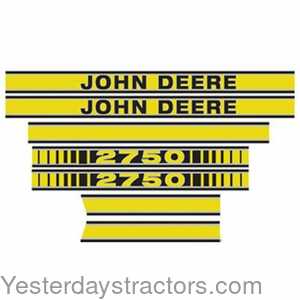John Deere 2750 2750 Hood Decal 164873