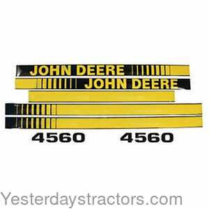 John Deere 4560 Hood Decal 164917