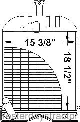 Massey Ferguson 240P Radiator 1660655M92