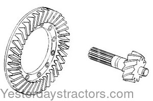 Massey Ferguson 30E Crown Wheel and Pinion Set 1664255M92