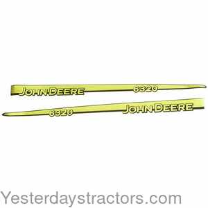 John Deere 6320 Hood Decal 167767