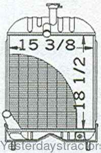 Massey Ferguson 250 Radiator 1680547M92