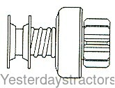 Massey Ferguson 245 Starter Drive 1755245M1