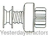 Massey Ferguson 165 Starter Drive 1755245M1