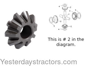 Massey Ferguson 85 Differential Pinion Gear 181275M1