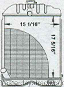 Ferguson TO30 Radiator 181623M1