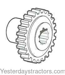 Ferguson TO35 PTO Driven Gear 182090M1