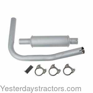Ford Capri 1.6 Gt S Coupe 74-87 Exhaust Silencer Box With Centre Pipe Part 