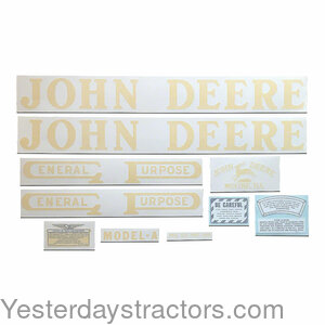 JDA1 Decal Set JDA1