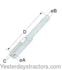 Massey Ferguson 20D Leveling Box Fork 184358M1