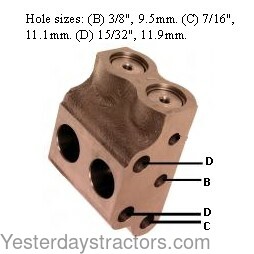 Massey Ferguson 35 Valve Chamber 184471M1