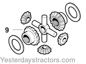 Massey Ferguson FE35 Rear Differential Gear 184700M1
