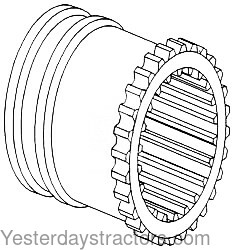 Massey Ferguson 135 Planetary Shifter Coupler 184770M3