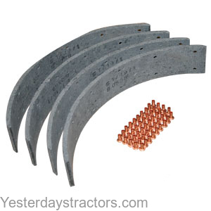 Massey Ferguson 35X Brake Shoe Lining Set 1851062M91