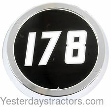 Massey Ferguson 178 Hood Side Emblem 1861071M1