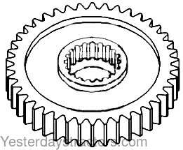 Massey Ferguson 135 Constant Mesh Transmission Gear 1862422M1