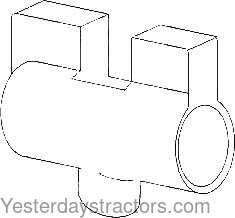 Massey Ferguson 250 Gearshift Selector 1862868M2