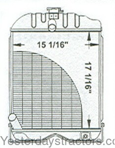 186830M91 Radiator 186830M91