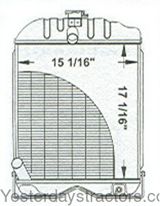 Massey Ferguson 35 Radiator 186830M91