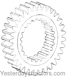 Massey Ferguson 30E PTO Gear 1872274M1