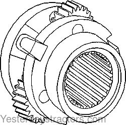 Massey Ferguson 204 Planetary Pinion Carrier Assembly 1886634M91