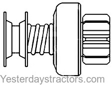 Allis Chalmers D17 Starter Drive 1941157