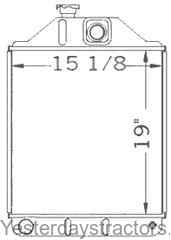 Massey Ferguson 165 Radiator 194701M91