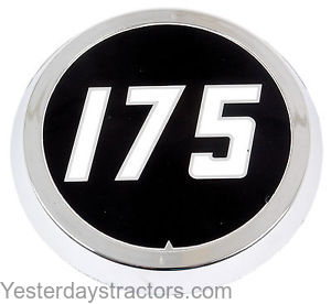 Massey Ferguson 175 Hood Side Emblem 194846M2