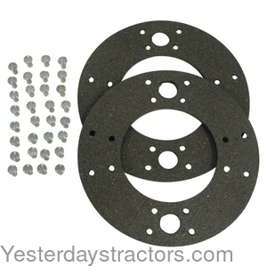 Case 530 Brake Linings with Rivets 1995295C1