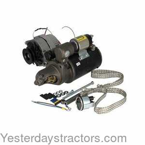 John Deere 3010 Alternator and Starter (Delco high torque) Conversion Kit - 24V to 12V 203384