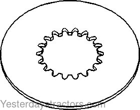 Minneapolis Moline 335 Ampli Torc Driven Plate 207000653