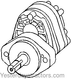 Minneapolis Moline M670 Hydraulic Pump 207130065